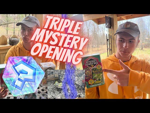 Pokémon Sword & Shield triple mystery box unboxing