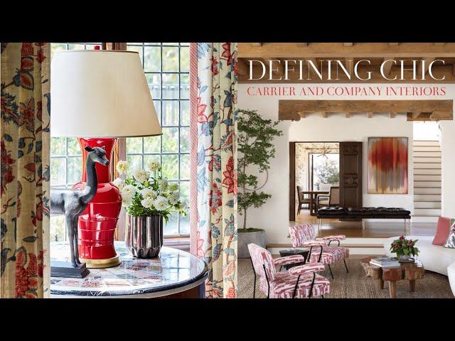 A Review: Defining Chic - Carrier and Company Interior Designers by Carrier, Miller & 1770 Home Tour