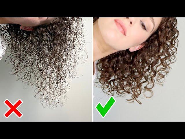 8 Mistakes that Cause Stringy Curls + How to Get Clumps