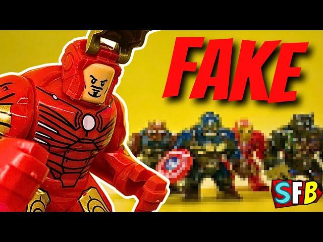 Fake Lego Marvel BIG FIG Review | (Avenger’s been lifting!)