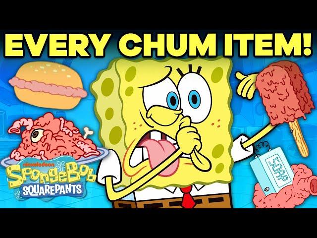 Every Item on the Chum Bucket Menu | SpongeBob