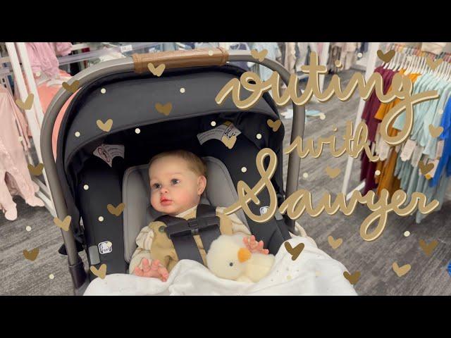 Outing with Reborn Baby Sawyer! Shop with Us | Kelli Maple