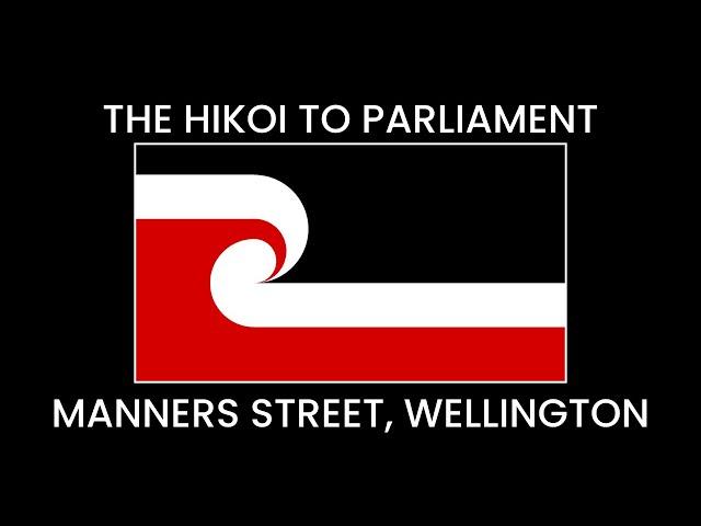 Hīkoi mō te Tiriti - A Time-lapse of the Hikoi Protest rolling down Manners St Wellington