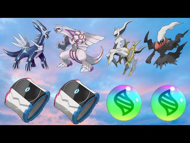 IF what Dialga and Palkia was Gigantamax and IF what Arceus and Darkri was Mega Evolution 