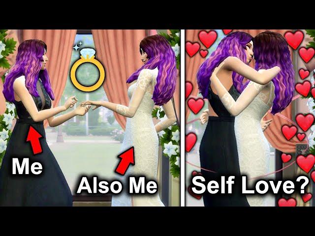 I Married MYSELF in The Sims 4 ...as Therapy