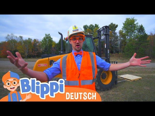 Blippi Deutsch - Blippi fährt Gabelstapler | Abenteuer und Videos für Kinder