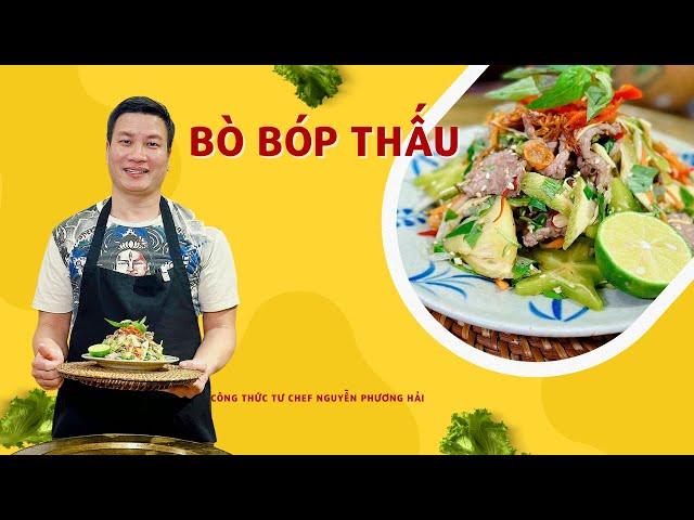 Bò bóp thấu - món ăn ngon mà dễ làm tại nhà | Cùng Cháu Vào Bếp