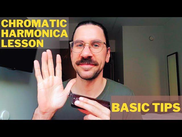 Harmonica lesson: Chromatic harmonica basic tips