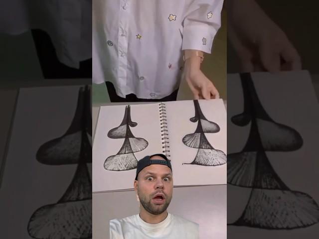 Как научиться рисовать за минуту!Лайфхак!  Как вам результат?
