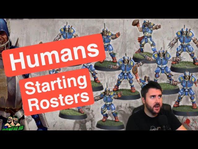 Human Starting Rosters - Blood Bowl 2020 (Bonehead Podcast)