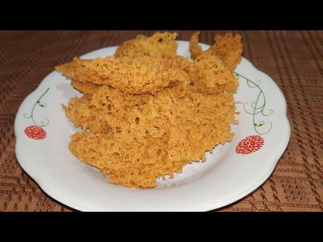 Menu Super Simple Sehari - Hari || Cara membuat Kremesan dari sisa air ungkep ayam