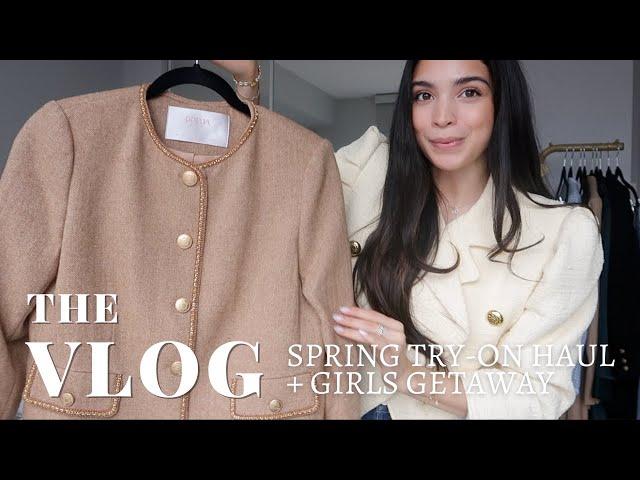 SPRING TRY-ON HAUL + A GIRLS GETAWAY WITH GRANDMA & MOM | VLOG S5:E3 | Samantha Guerrero