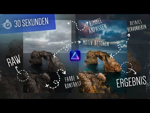 30 SEKUNDEN für die (fast) perfekte Bildbearbeitung OHNE VORWISSEN | Luminar Neo Tutorial Deutsch