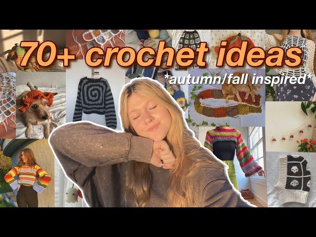 70+ AUTUMN/FALL CROCHET IDEAS (somewhat beginner friendly)