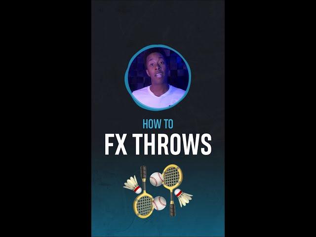 The best way to do FX throws!  #Shorts