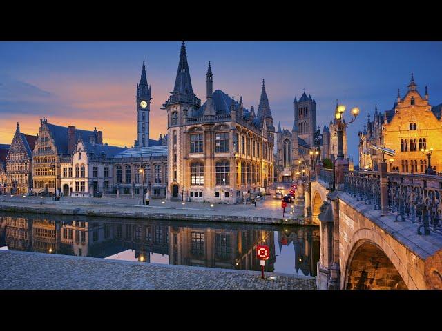 Ghent, Belgium's coolest city (4K ultra HD) | "Manhattan of the Middle Ages"