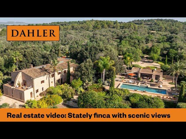 Stately finca with scenic views