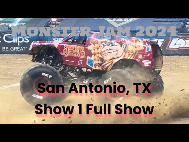 Monster Jam @ San Antonio, TX 2024 Show 1 FULL SHOW