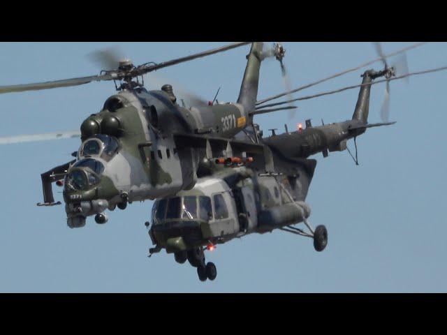 RIAT 2022 Mi-24 Hind Mi-17Sh Hip Czech Air Force