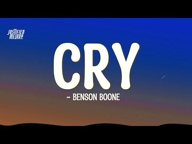 Benson Boone - Cry  (Lyrics)