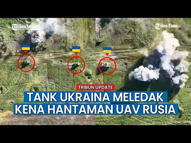 Pasukan Rusia Bombardir Tank Ukraina yang Bergerak Maju