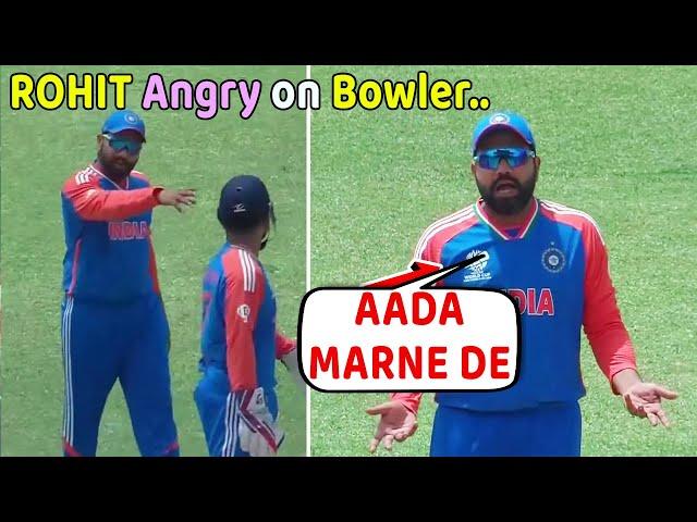 Rohit Sharma Viral talk on stump mic Aada Marne De on Ind vs Ban Match