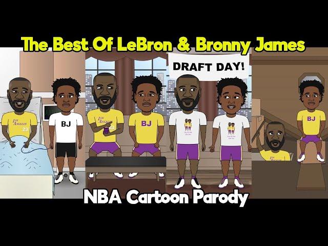 How LeBron got Bronny to the Lakers Cartoon Parody. The Best of Pa-Pah & Son.