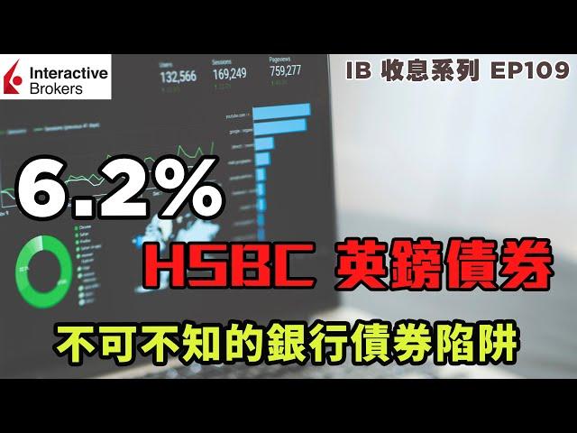 IB收息投資 6.2% HSBC 英鎊債券 買唔買得過? 不可不知的銀行債陷阱 | 投資 2022 | 投資組合 | EP110