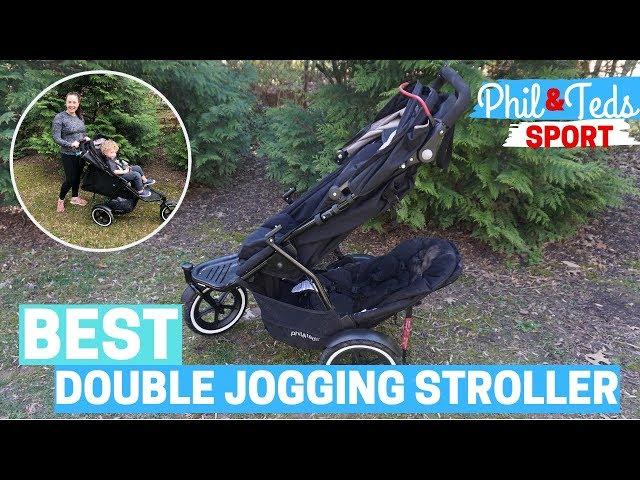 BEST DOUBLE JOGGING STROLLER - Phil & Teds Sport! (Inline All Terrain)