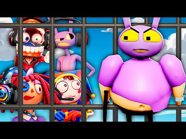The Amazing Digital Circus Characters Play JAX BARRY'S PRISON RUN!