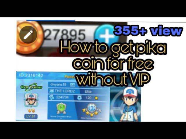 How to get pika coins for free without VIP in monster honor fight pokemon evolution