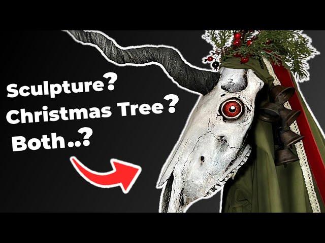 Holiday Horror: Crafting a Mari Lwyd Unicorn Tree