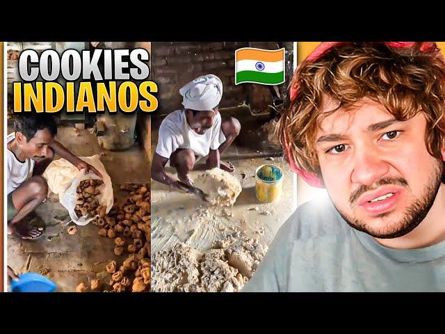 COMO É UMA FÁBRICA DE COOKIES DA INDIA? - React Tiktoks