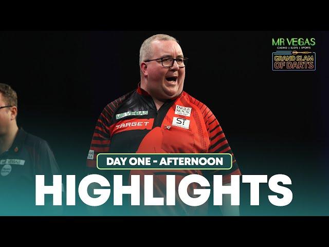 UNDERWAY IN WOLVES! Day One Afternoon Highlights - 2024 Mr Vegas Grand Slam of Darts