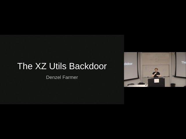 Deep Dive into XZ Utils Backdoor -  Columbia Engineering, Advanced Systems Programming Guest Lecture