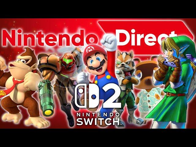 Every New Game to Expect at the Nintendo Switch 2 Direct!