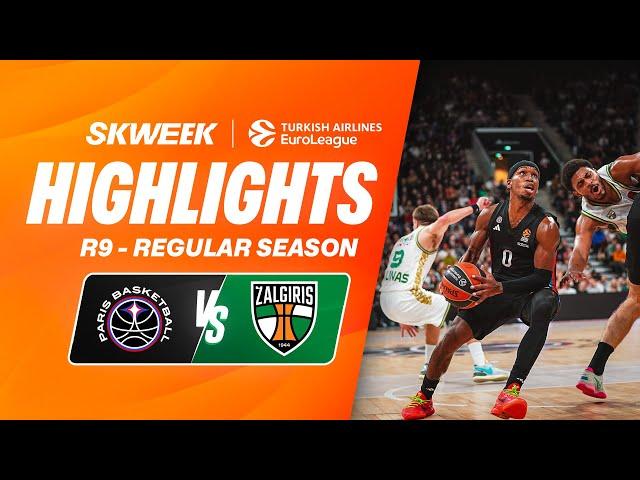 HIFI VS FRANCISCO ️ QUI EST LE PRINCE  DE PARIS ? Paris vs Zalgiris Kaunas - Highlights EuroLeague