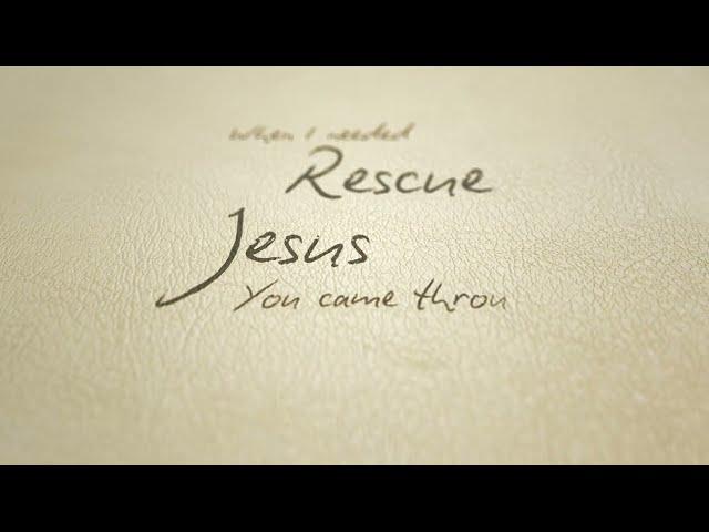 Rescue (Lyric Video) - Jordan St. Cyr [Official Video]