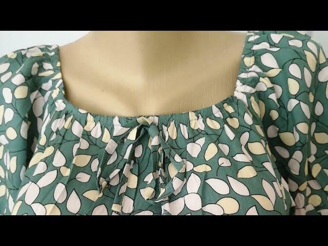 Тез ва осон усулда куйлак бичиб тикамиз Шьём платье. We sew a dress