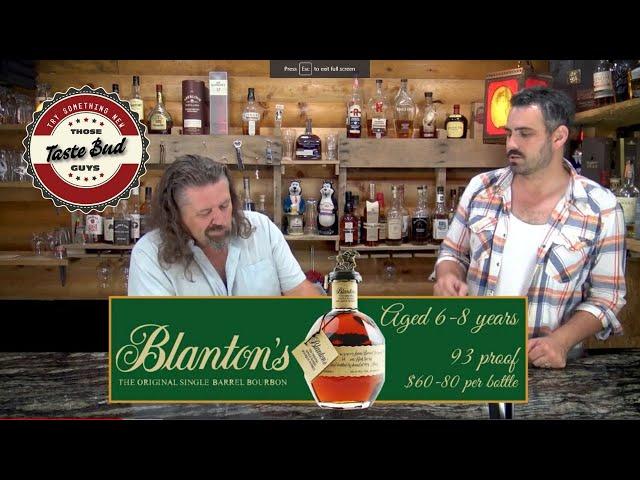 The long awaited Blanton's whiskey finally makes an appearance on Those Tastebud Guys.