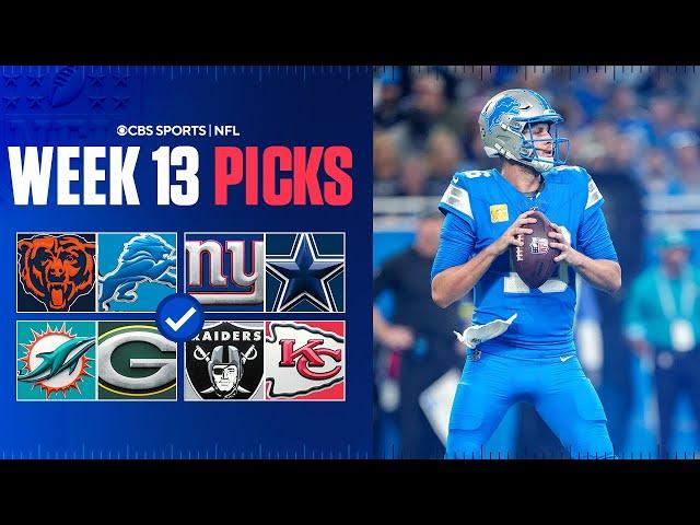 NFL Predictions and Best Bets For EVERY Week 13 Game [Bears at Lions & MORE]