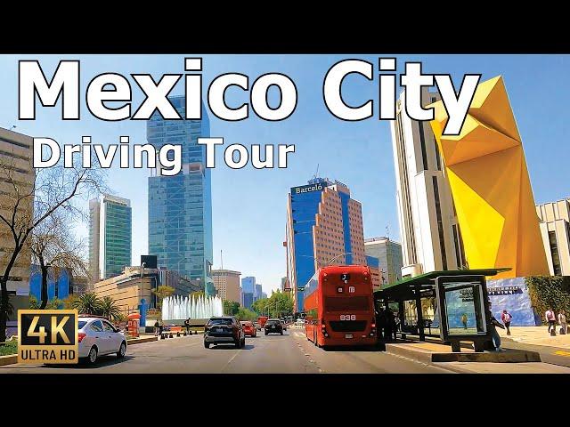 Mexico City - 4K Driving Tour in 2023 - Ciudad de México