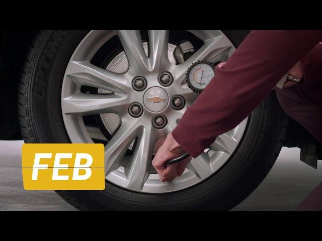 How to check the tire air pressure in your car - Chevrolet Complete Care