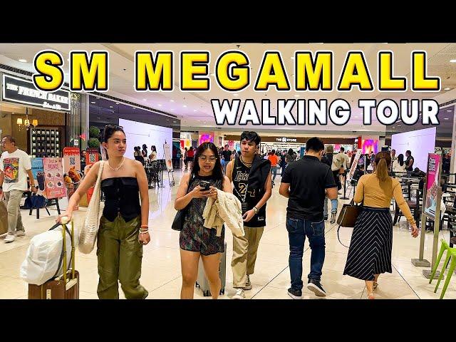 Walking Through SM Megamall | One of the Philippines' Largest Malls" #smmegamall