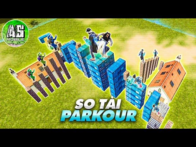 [Free Fire] Cuộc Thi Parkour Cực Đỉnh Giữa Game Thủ Và Streamer | AS Mobile