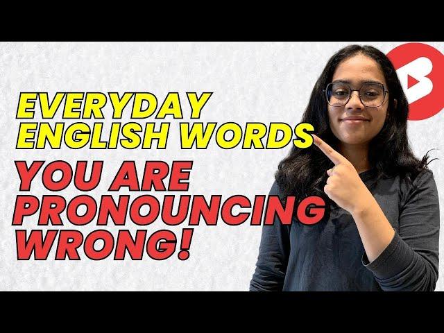 Commonly Mispronounced English Words  | Improve English Pronunciation | English Through #shorts