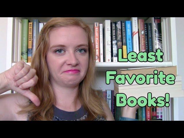 Top 5 Least Favorite Books! [CC]