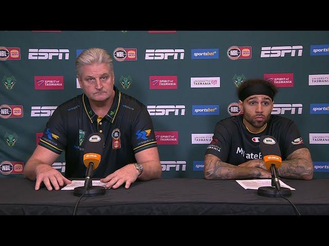 Scott Roth and Jordon Crawford press conference vs New Zealand Breakers - Round 8, NBL25