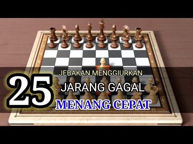 TRIK CATUR MENANG CEPAT Pion E4 | JEBAKAN MEMATIKAN JARANG GAGAL BERANEKARAGAM VARIASI