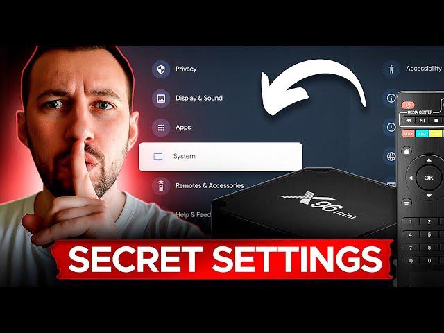 Secret Settings for your Android Box you NEED to change